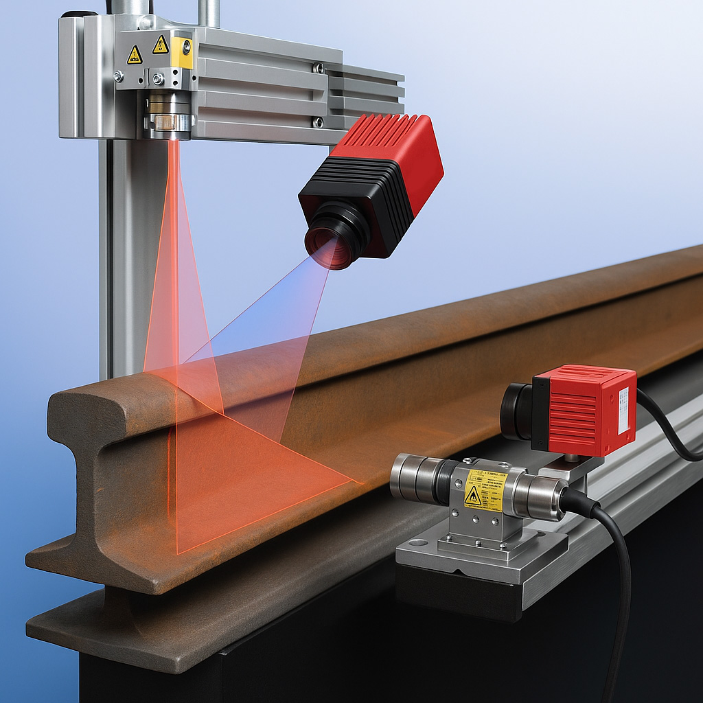 3D laser profiling of rail tracks