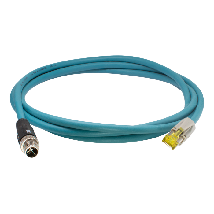 GigE cable, MV0/MV3/MV4/MV8, x-coded